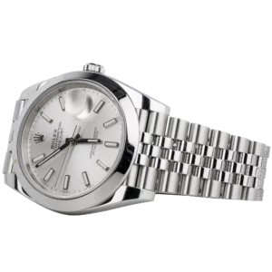 Rolex Datejust 41 Silver Smooth Jubilee (3)