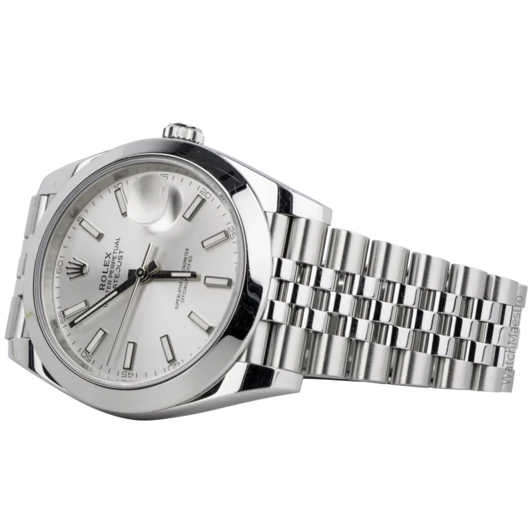 Rolex Datejust 41 Silver Smooth Jubilee (3)