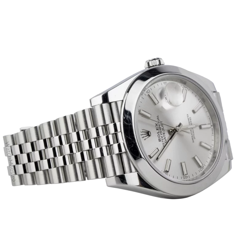 Rolex Datejust 41 Silver Smooth Jubilee (4)