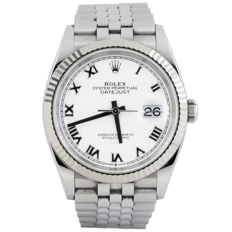 Rolex Datejust 36 White Roman (1)