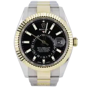 Rolex Sky Dweller Two Tone Black Dial (1)