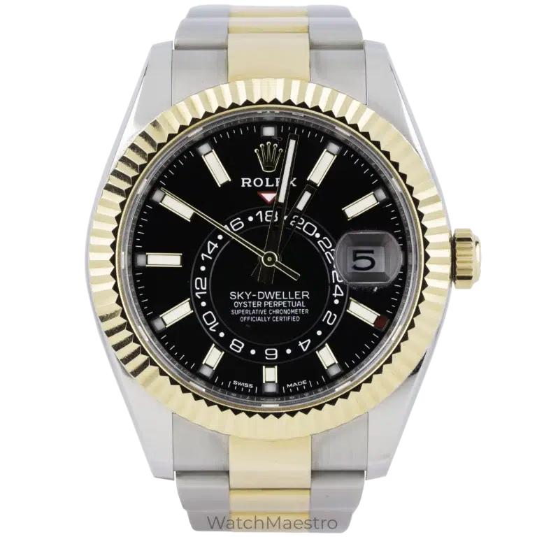 Rolex Sky Dweller Two Tone Black Dial (1)