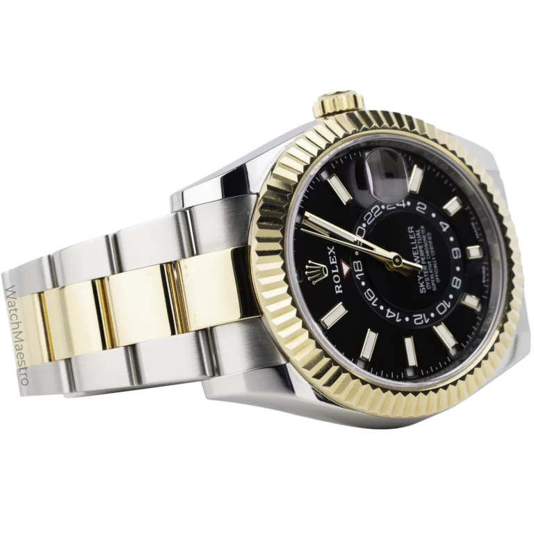 Rolex Sky Dweller Two Tone Black Dial (4)