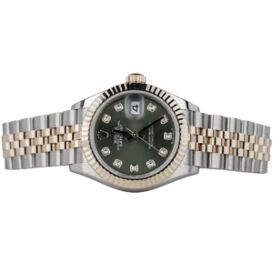 Rolex Datejust 28mm Green Diamond Two Tone (2)