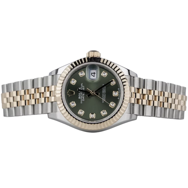 Rolex Datejust 28mm Green Diamond Two Tone (2)