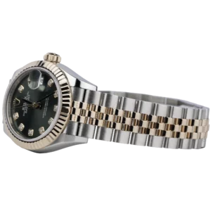 Rolex Datejust 28mm Green Diamond Two Tone (3)