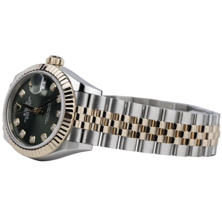 Rolex Datejust 28mm Green Diamond Two Tone (3)