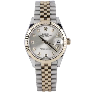 Rolex Datejust 31 Silver Diamond Used (1)