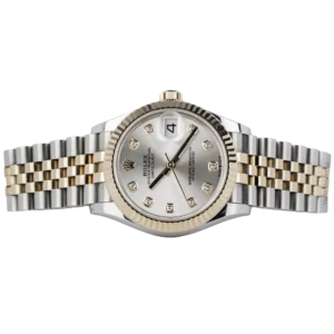 Rolex Datejust 31 Silver Diamond Used (2)