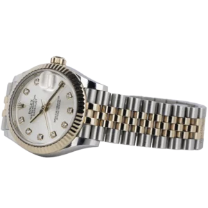 Rolex Datejust 31 Silver Diamond Used (3)