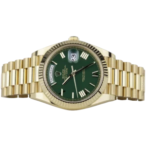 Rolex Day Date YG Green Roman (2)