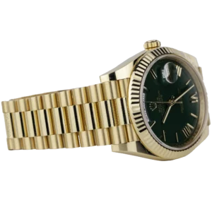 Rolex Day Date YG Green Roman (4)