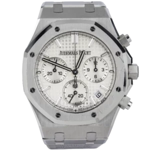 AP Royal Oak Steel White Dial (1)