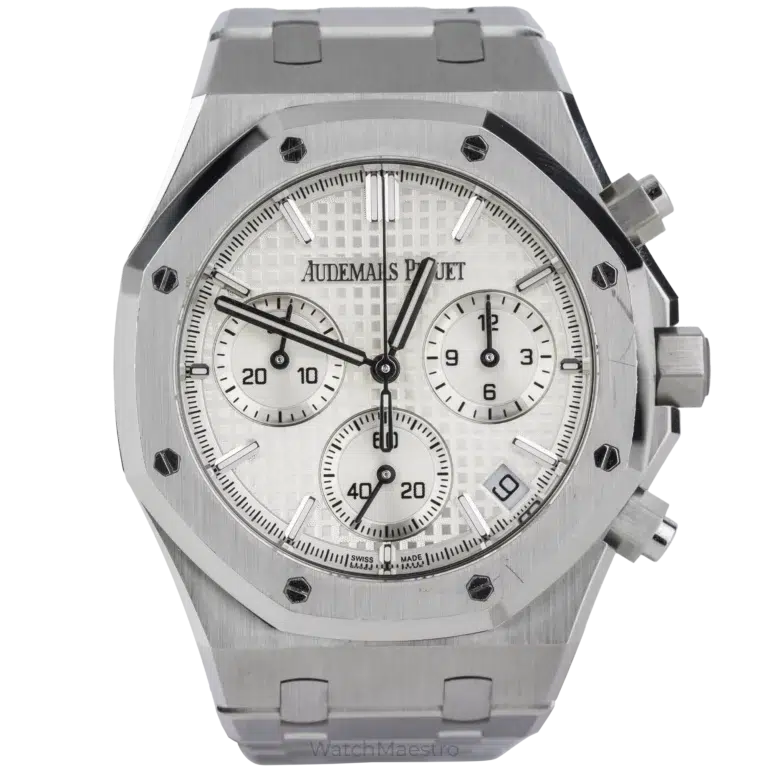 AP Royal Oak Steel White Dial (1)