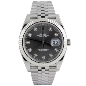 Rolex Datejust 41 Grey Diamond Dial Jubilee (1)