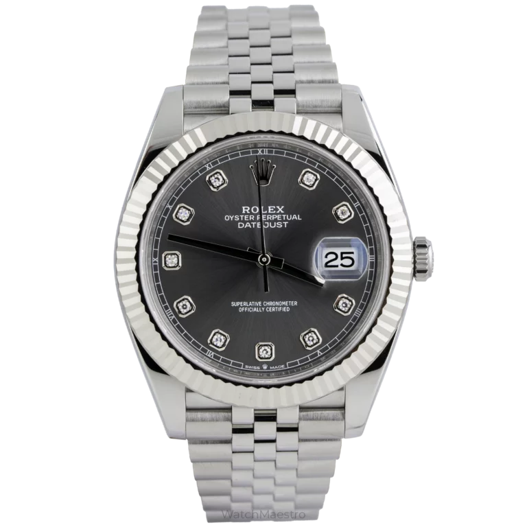 Rolex Datejust 41 Grey Diamond Dial Jubilee (1)