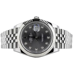 Rolex Datejust 41 Grey Diamond Dial Jubilee (2)