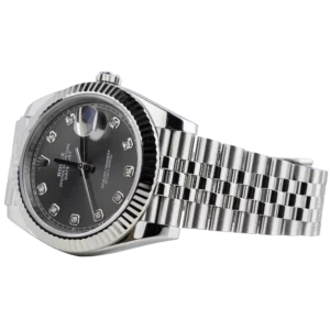 Rolex Datejust 41 Grey Diamond Dial Jubilee (3)