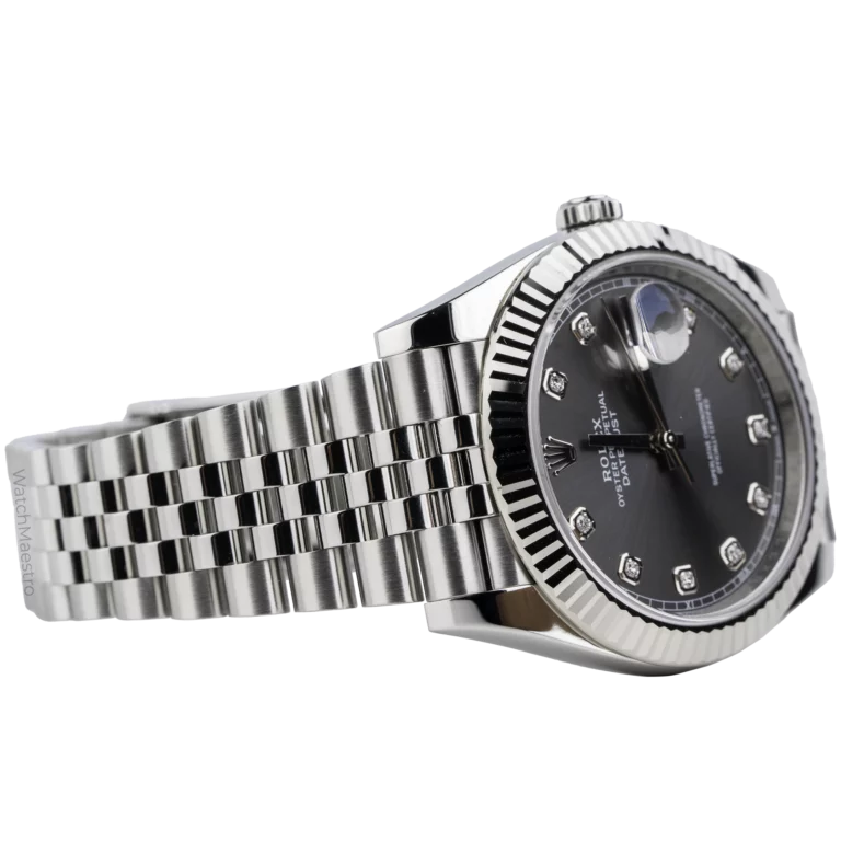 Rolex Datejust 41 Grey Diamond Dial Jubilee (4)