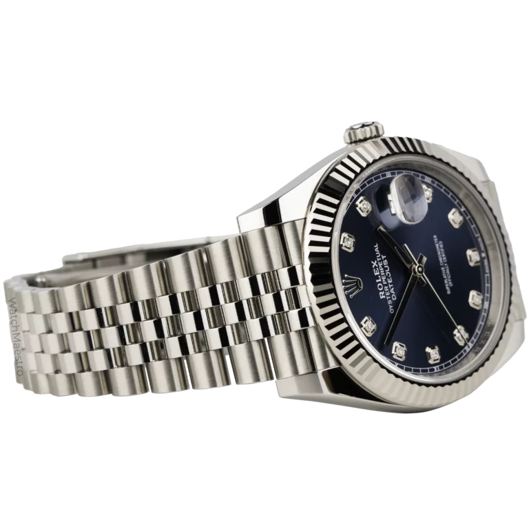 Rolex Datejust Blue Diamond Fluted Jubilee (4)