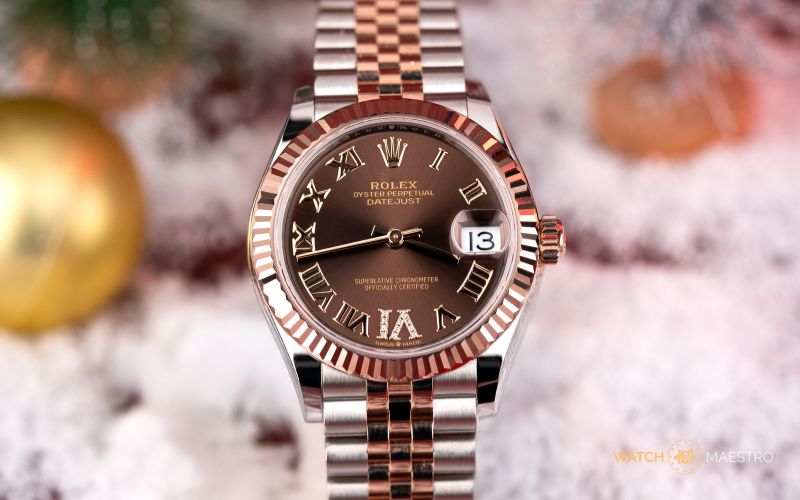 Rolex Datejust Choco Ladies Christmas