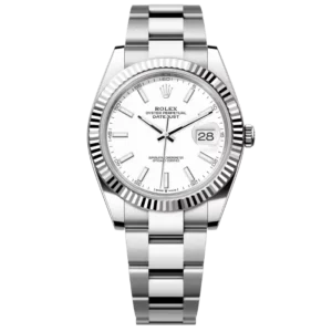 Rolex Datejust White Oyster Fluted Product