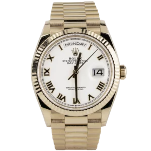 Rolex Day Date 36 Rose Gold White Dial (1)