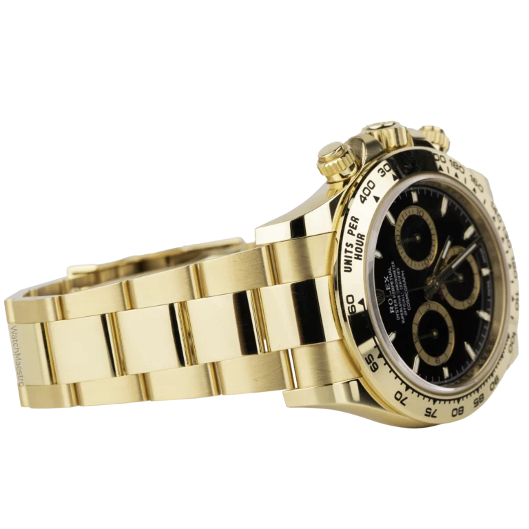 Rolex Daytona Yellow Gold Black Dial (4)