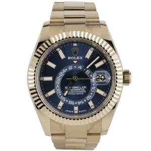 Rolex Sky Dweller Rose Gold Blue (1)