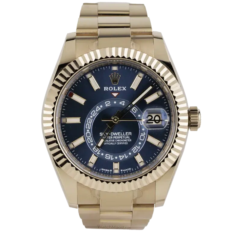 Rolex Sky Dweller Rose Gold Blue (1)