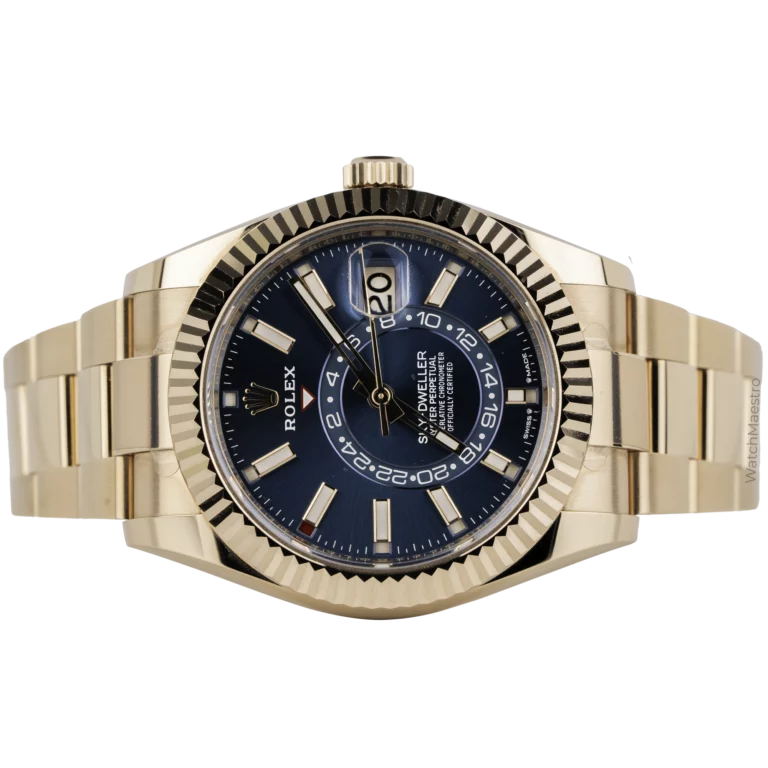 Rolex Sky Dweller Rose Gold Blue (2)