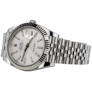 Rolex Datejust 41 Silver Fluted Jubilee (3)