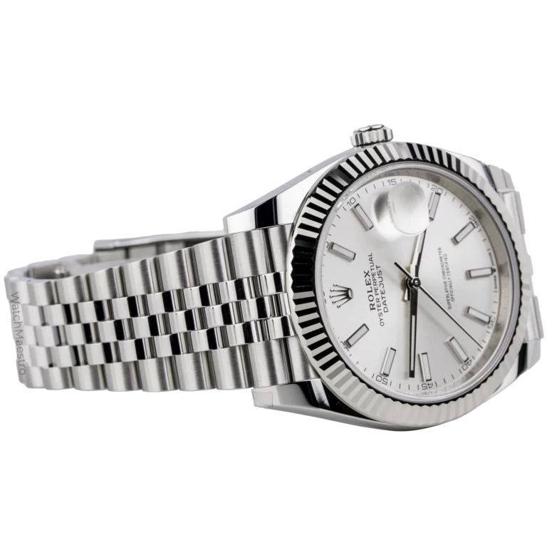 Rolex Datejust 41 Silver Fluted Jubilee (4)