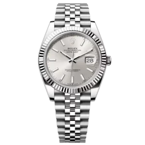 Rolex Datejust 41 Silver Jubilee Fluted