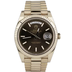 Rolex Day Date 40 Rose Gold Choco (1)