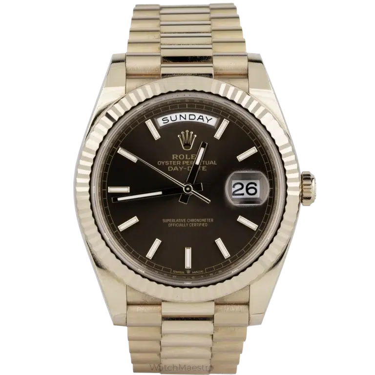 Rolex Day Date 40 Rose Gold Choco (1)