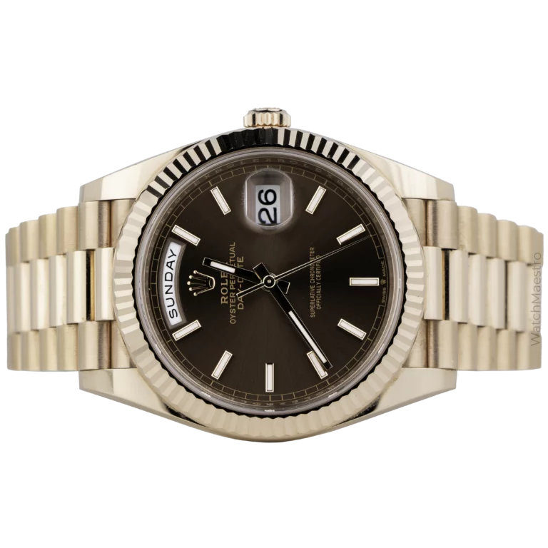 Rolex Day Date 40 Rose Gold Choco (2)