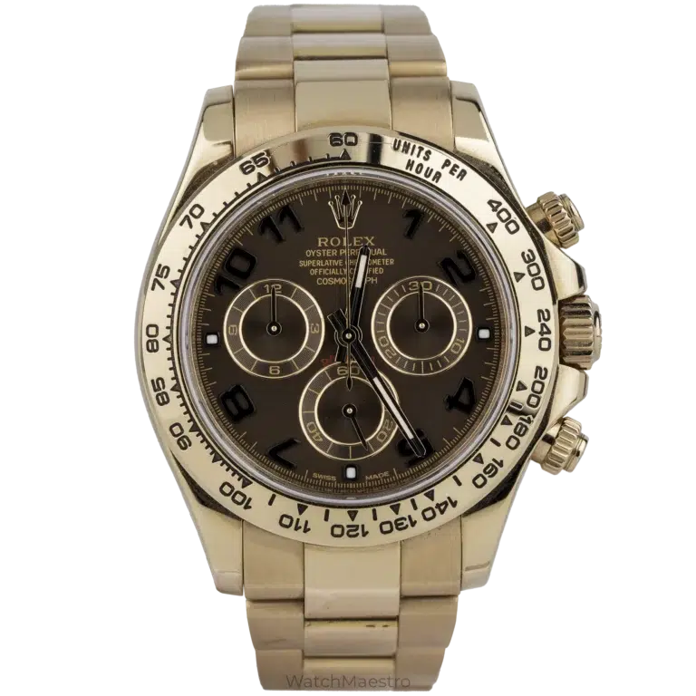 Rolex Daytona Rose Gold Choco Arabic (1)