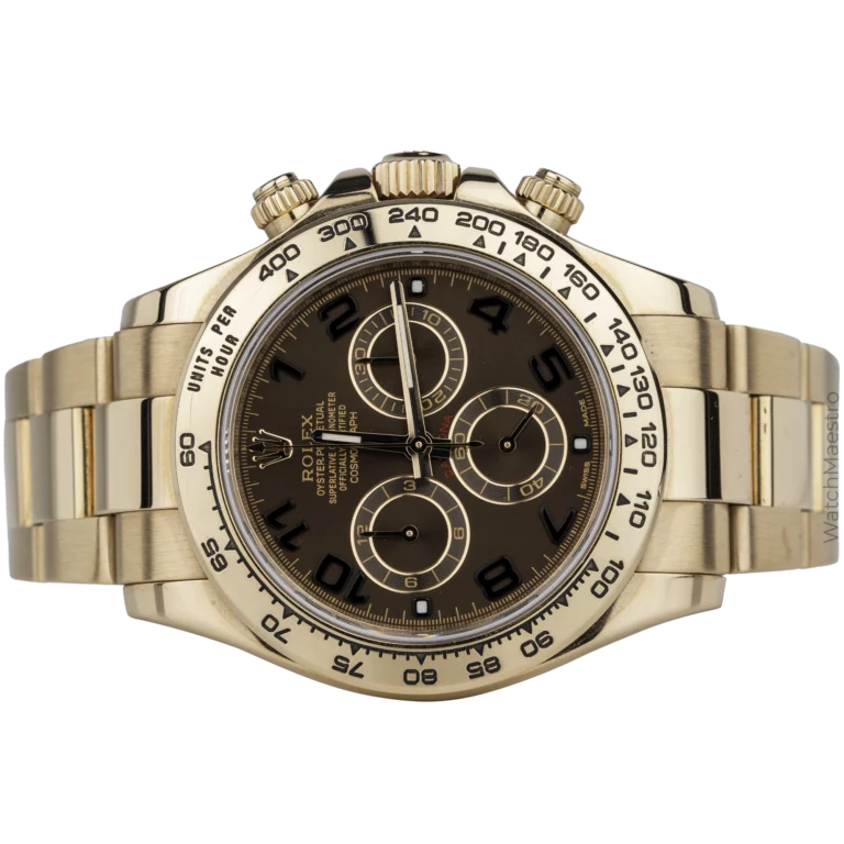 Rolex Daytona Rose Gold Choco Arabic (2)