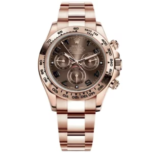 Rolex Daytona Rose Gold Choco Arabic