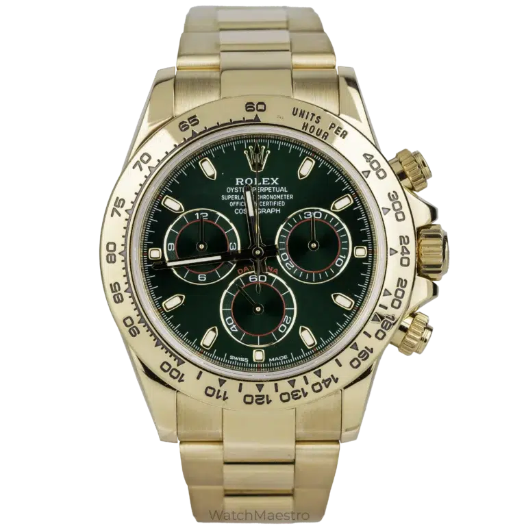 Rolex Daytona Yellow Gold Green Dial John Mayer (1)