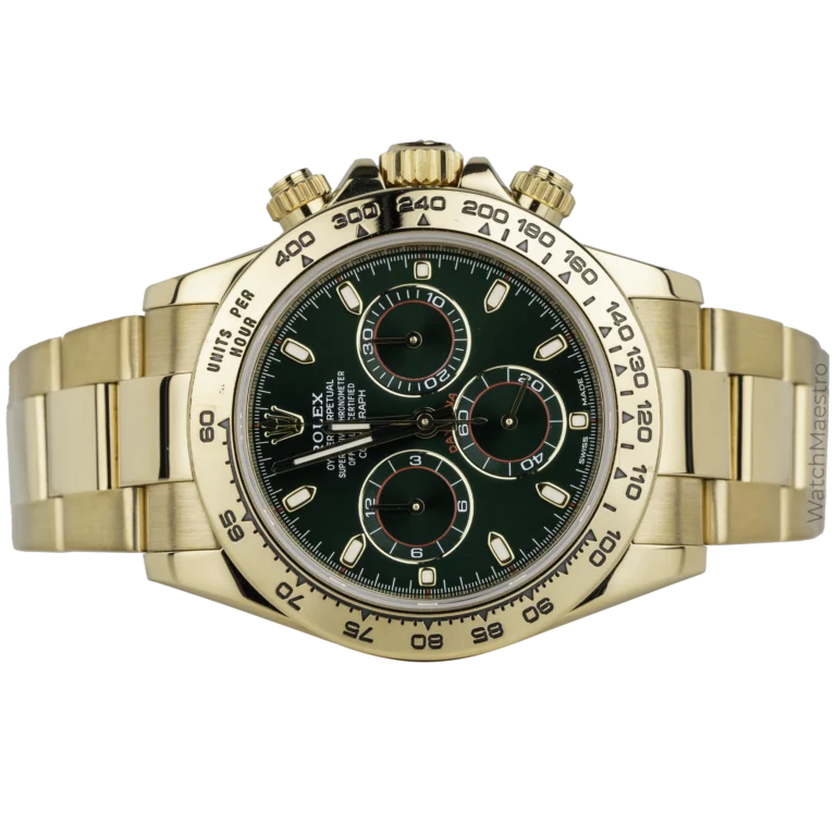 Rolex Daytona Yellow Gold Green Dial John Mayer (2)