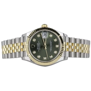 Rolex Datejust 31 Green Diamond YG Jubilee (2)