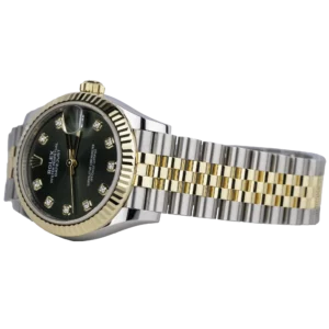 Rolex Datejust 31 Green Diamond YG Jubilee (3)