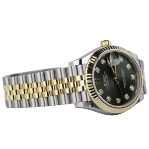 Rolex Datejust 31 Green Diamond YG Jubilee (4)