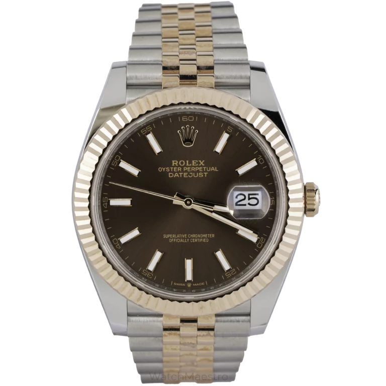 Rolex Datejust 41 Two Tone Choco (1)