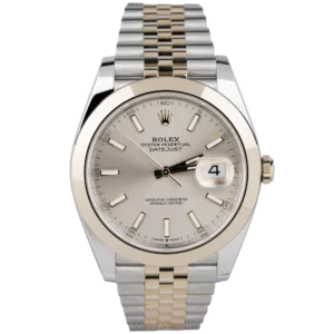 Rolex Datejust 41 Two Tone Sundust Smooth Bezel (1)