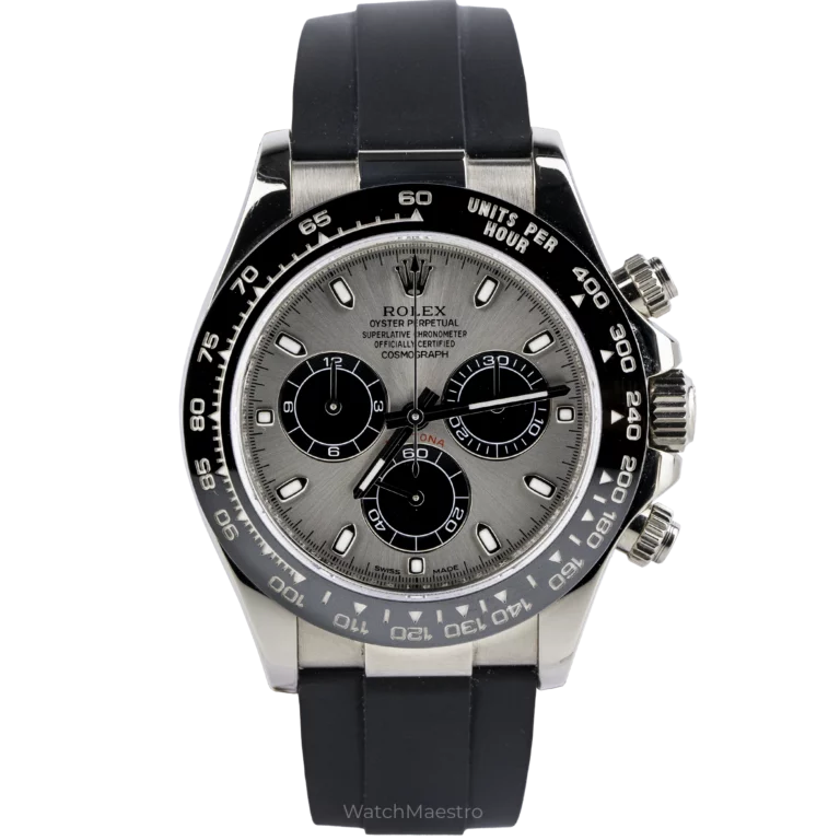 Rolex Daytona Ghost White Gold Oysterflex (1)