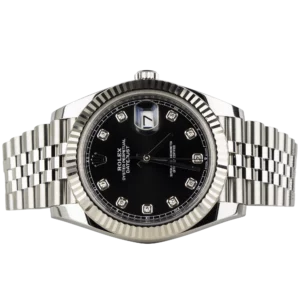 Rolex Datejust 41 Black Diamond Jubilee Fluted (2)