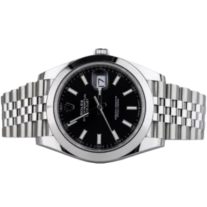 Rolex Datejust 41 Black Smooth Jubilee (2)